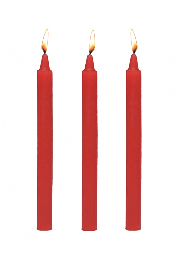 Fire Sticks - Fetish Drip Candles Set of 3 - Red