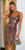 faux leder midi jurk bruin * Cosmoda Collection