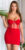 gaasstof mini jurkje rood * Cosmoda Collection