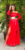 satijn-look maxijurk rood * Cosmoda Collection