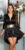 high-low jurk zwart * Cosmoda Collection