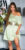 Shiny mini jurkje met rug details groen * Cosmoda Collection