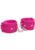 Ouch! Plush Leather Hand Cuffs – Pink