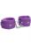 Ouch! Plush Leather Hand Cuffs – Purple
