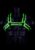 Buckle Bulldog Harness – GitD – Neon Green/Black – L/XL